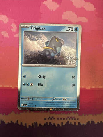 Pokemon Card Frigibax Advent Calendar Cosmo Holo 058/193 Near Mint