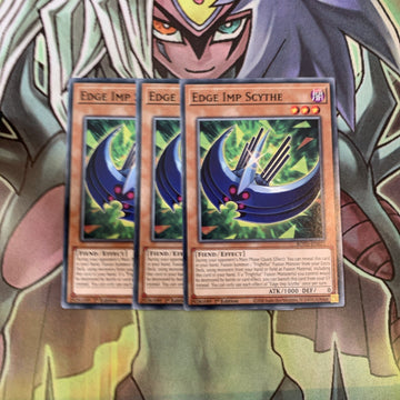 ROTD-EN022 x3 Edge Imp Scythe Common Excellent Condition Yugioh