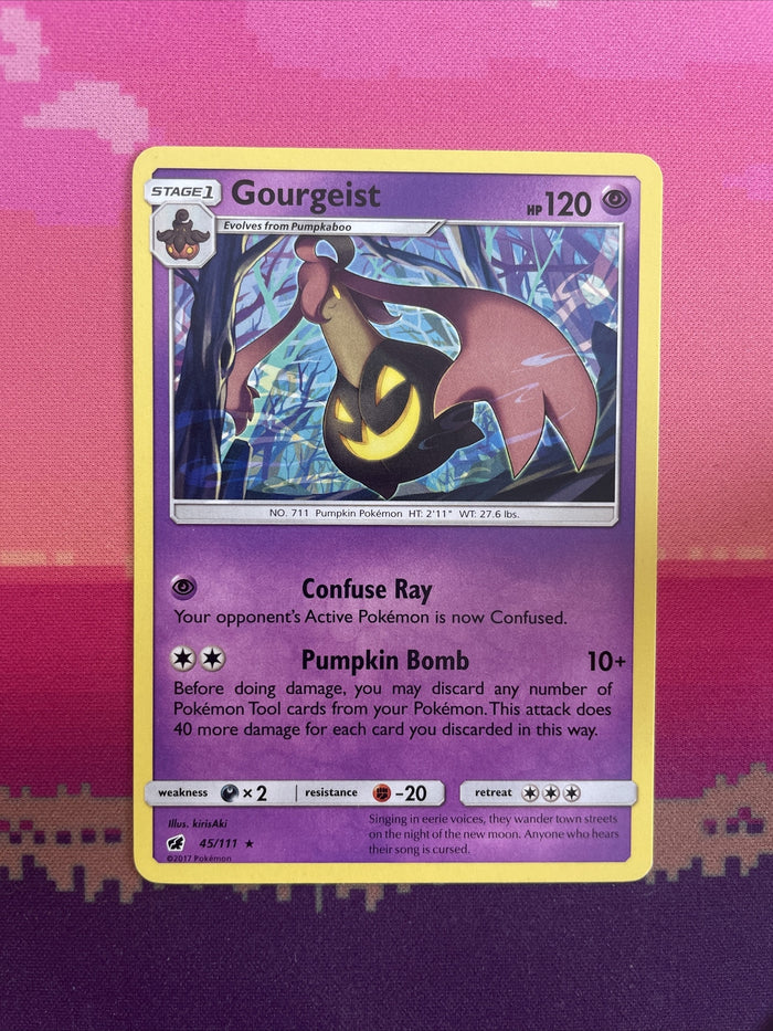 Pokemon Card Gourgeist Crimson Invasion Rare 45/111 Near Mint