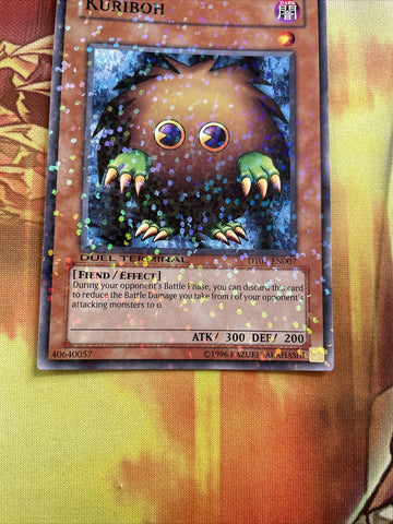 DT01-EN007 Yugioh 5D's Duel Terminal 1 Parallel Rare Kuriboh (back)