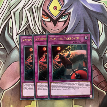 GFP2-EN168 x3 Vampire Takeaway Ultra Rare Excellent Condition Yugioh