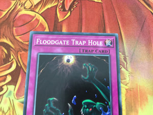 OP13-EN025 Yugioh Floodgate Trap Hole - Common Near Mint Yugioh Card (back)