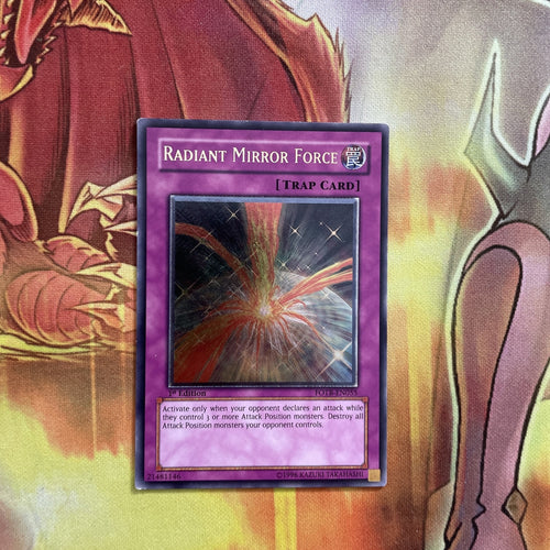FOTB-EN055 Radiant Mirror Force Ultimate Rare 1st ed LP/NM see pics Yugioh