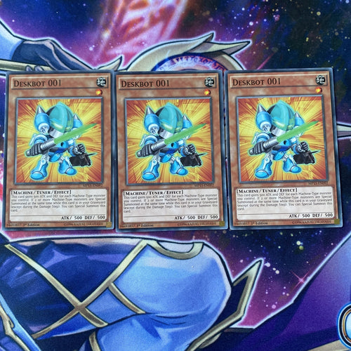 MP15-EN092 x3 Deskbot 001 Yugioh Playset