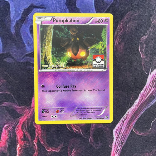 Pokemon Card Pumpkaboo 2nd Place Winner Crosshatch 56/146 NM