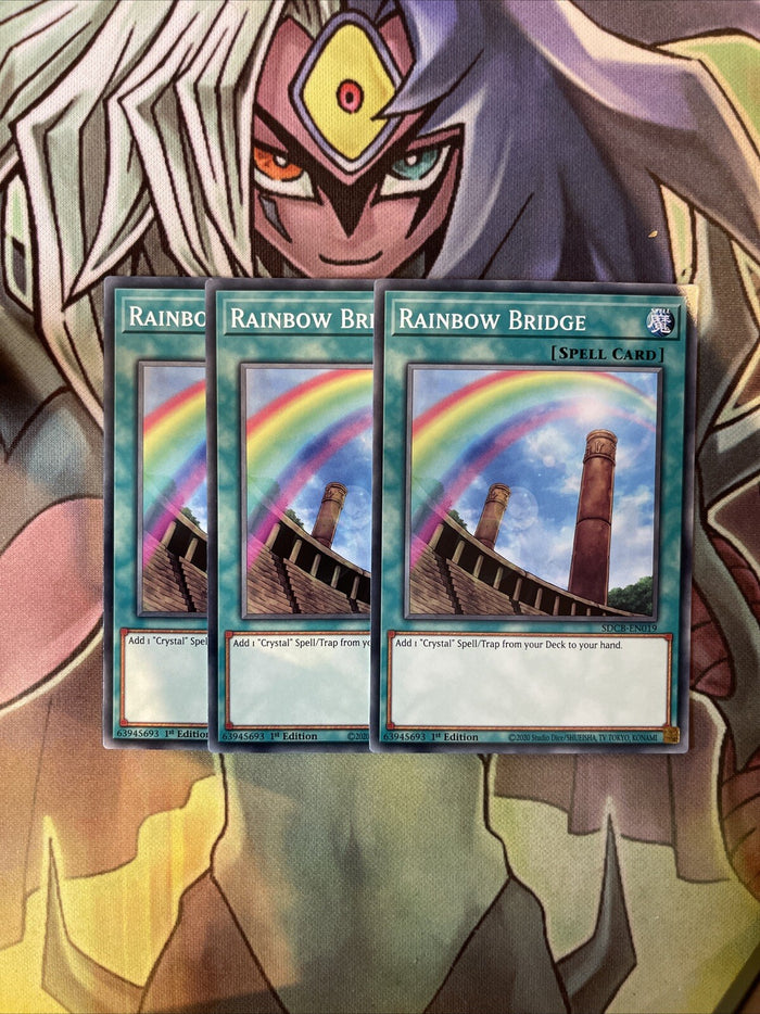 SDCB-EN019 x3 Rainbow Bridge Common Excellent Condition Yugioh