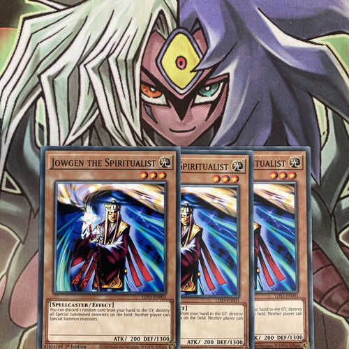 LDS3-EN003 x3 Jowgen the Spiritualist Common Excellent Condition Yugioh