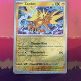 Pokemon Card Zapdos Twilight Masquerade Reverse Holo Rare 065/167 Near Mint
