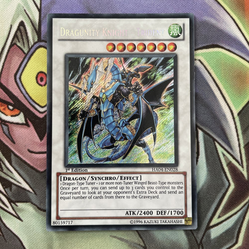 HA04-EN028 Dragunity Knight - Trident Secret Rare 1st Edition NM Yugioh Card