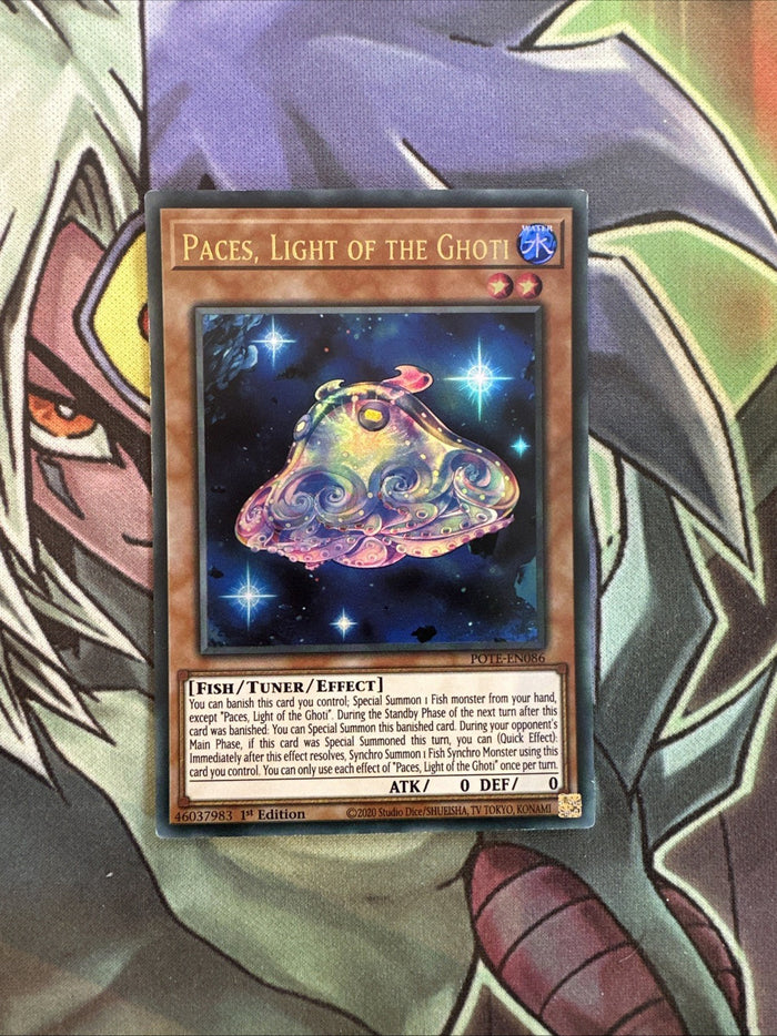 POTE-EN086 Paces, Light Of The Ghoti Ultra Rare 1st Edition NM Yugioh Card