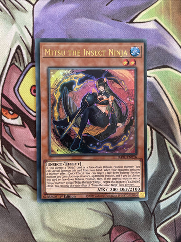 DABL-EN016 Mitsu The Insect Ninja Ultra Rare 1st Edition NM Yugioh Card