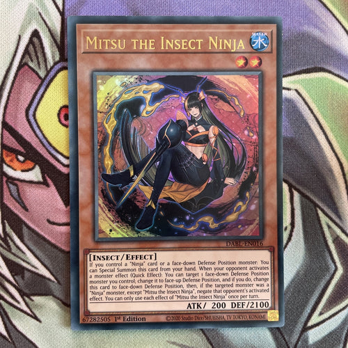 DABL-EN016 Mitsu The Insect Ninja Ultra Rare 1st Edition NM Yugioh Card