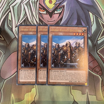 MAGO-EN083 x3 Noble Knight Brothers Rare Excellent Condition Yugioh