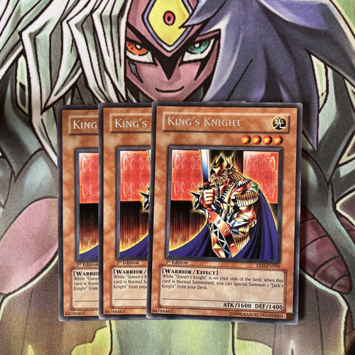 EEN-EN006 x3 King's Knight Rare Excellent Condition Yugioh