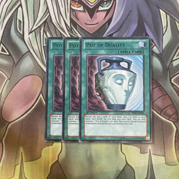 BP01-EN046 x3 Pot of Duality Black Rare Excellent Condition Yugioh