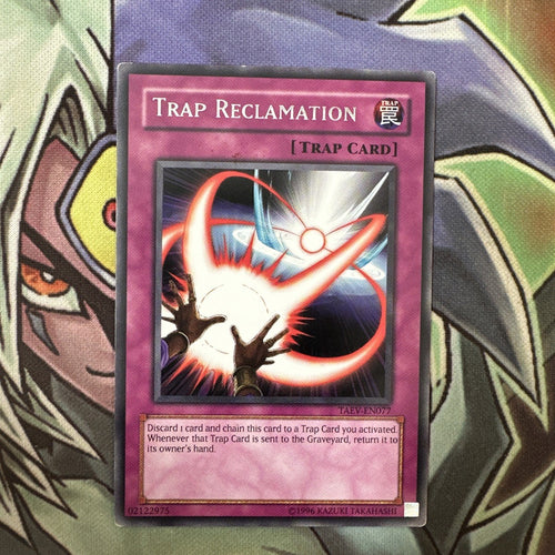TAEV-EN077 Trap Reclamation Rare Unlimited Edition NM Yugioh Card