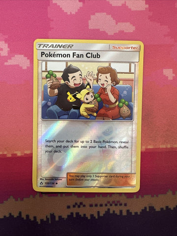 Pokemon Card Pokemon Fan Club Ultra Prism Reverse Holo 133/156 NM