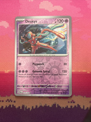 Pokemon Card Deoxys Paradox Rift Reverse Holo Rare 074/182 Near Mint