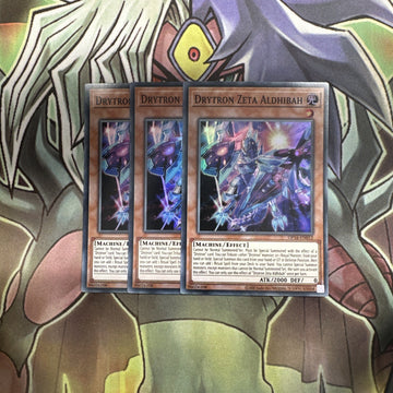 OP16-EN012 x3 Drytron Zeta Aldhibah Super Rare Excellent Condition Yugioh