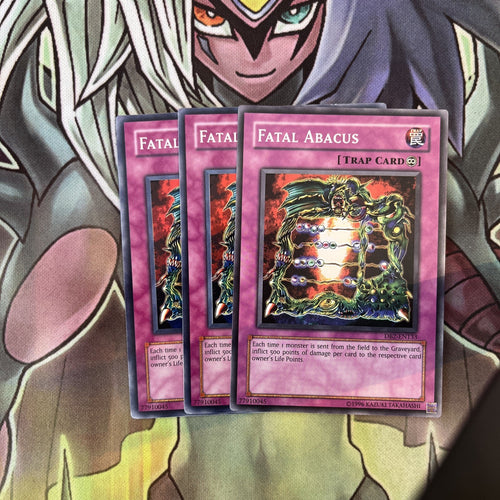 DB2-EN133 x3 Fatal Abacus Common Excellent Condition Yugioh