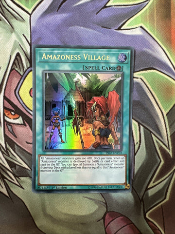 SS02-ENV03 Amazoness Village Ultra Rare 1st Edition NM Yugioh Card