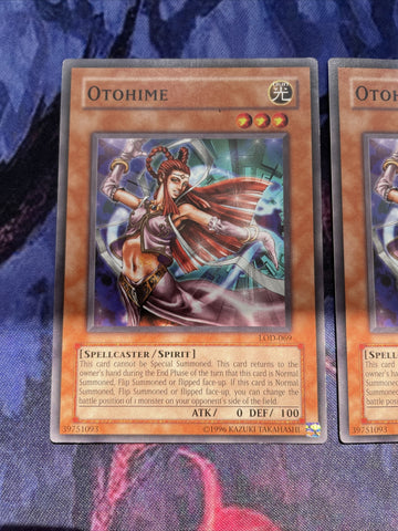 LOD-069 x3 Otohime - Common - Unlimited Edition YuGiOh (back)