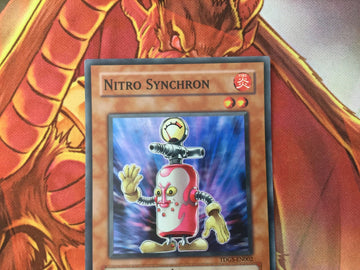 TDGS-EN002 Nitro Synchron - Super Rare - Unlimited Edition Yugioh (back)