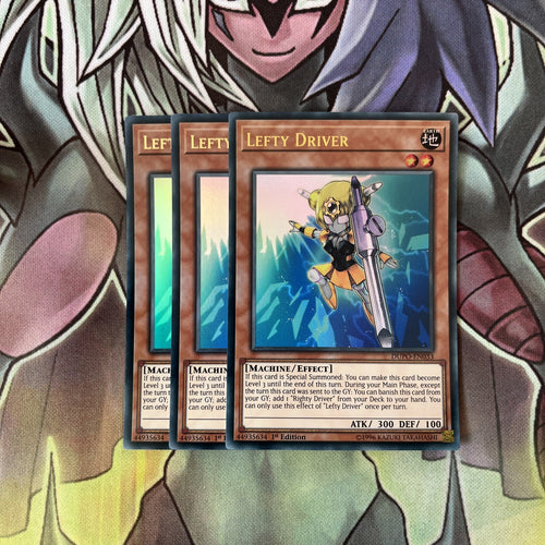 DUPO-EN033 x3 Lefty Driver Ultra Rare Excellent Condition Yugioh