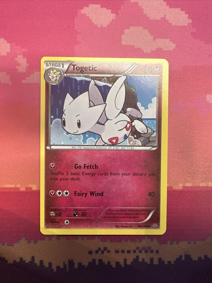 Pokemon Card Togetic Roaring Skies Uncommon 44/108 Near Mint