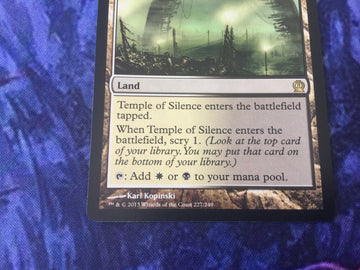 Temple of Silence - Theros Excellent Magic MTG (back)