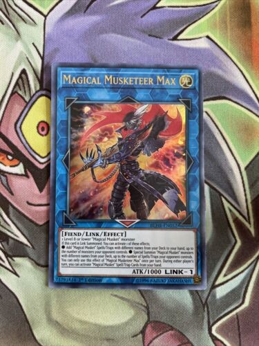 BLHR-EN052 Magical Musketeer Max Ultra Rare 1st Edition NM Yugioh Card
