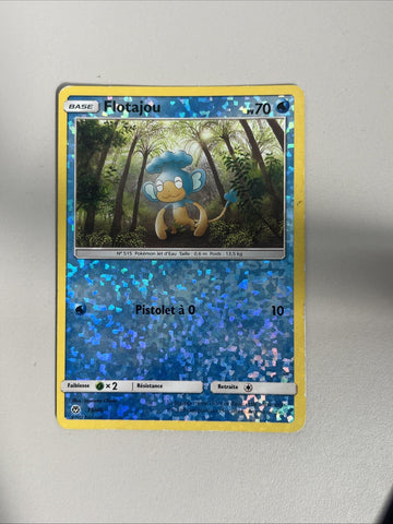 Pokemon Card Panpour McDonald's 2019 FRENCH Reverse 15/40 Moderately Played