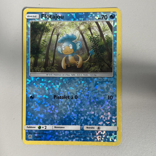 Pokemon Card Panpour McDonald's 2019 FRENCH Reverse 15/40 Moderately Played