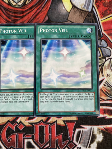 AP02-EN023 x3 Photon Veil Yugioh Playset (back)