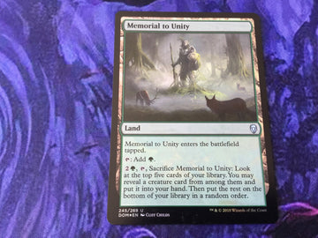 Memorial to Unity Foil - Dominaria Excellent Magic MTG