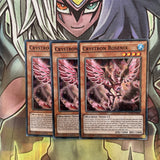 INOV-EN020 x3 Crystron Rosenix Common Excellent Condition Yugioh
