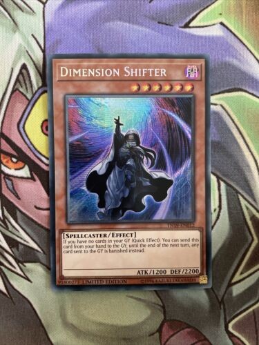 TN19-EN012 Dimension Shifter Secret Rare 1st Edition NM Yugioh Card