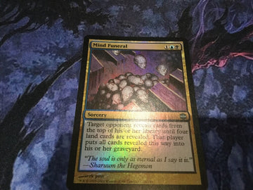 Mind Funeral - Alara Reborn Foil Excellent Magic MTG (back)