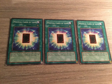 LODT-EN058  3x Mystical Cards of Light - Common - 1st Edition Yugioh