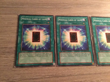 LODT-EN058  3x Mystical Cards of Light - Common - 1st Edition Yugioh (back)