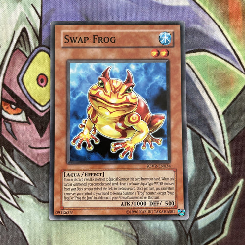 SOVR-EN034 Swap Frog Common UNL Edition NM Yugioh Card