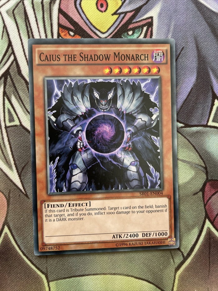 SR01-EN004 Caius The Shadow Monarch Common UNL Edition NM Yugioh Card