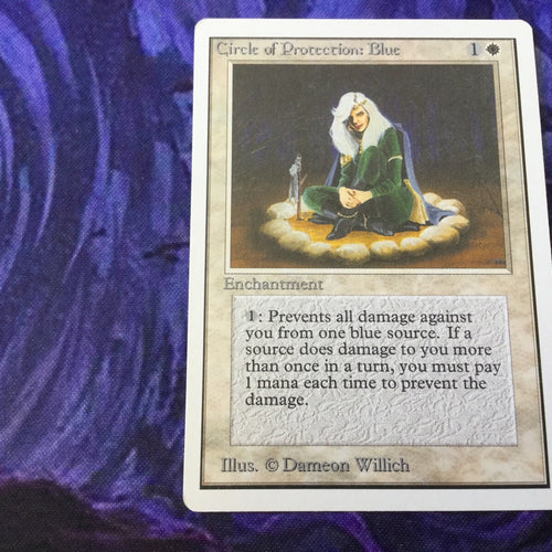 Circle Of Protection Blue - Unlimited Excellent Magic MTG