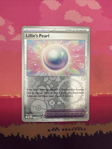Pokemon Card Lillie's Pearl Journey Together Reverse Holo 151/159 Near Mint