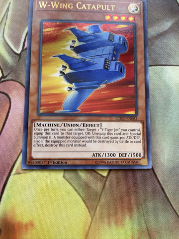 LCKC EN083 Yugioh | W-Wing Catapult | Ultra Rare | 1st Ed (back)