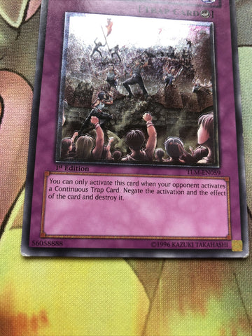 TLM-EN059 Royal Surrender - Ultimate Rare - 1st Edition Yugioh (back)
