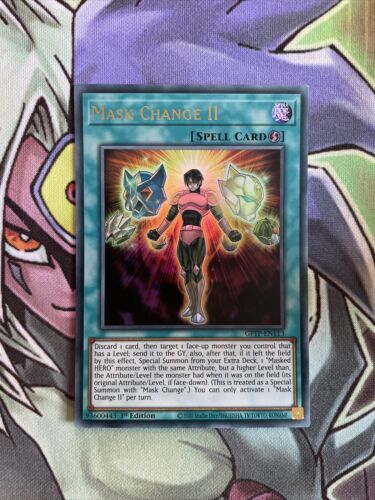 GFTP-EN113 Mask Change II Ultra Rare 1st Edition NM Yugioh Card