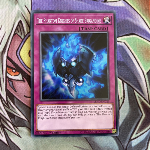 LEHD-ENC25 The Phantom Knights Of Shade Brigandine 1st Edition NM Yugioh Card