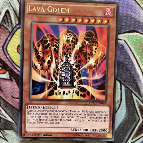 DPBC-EN034 Lava Golem Rare 1st Edition NM Yugioh Card