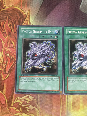 SOI-EN045 3x Photon Generator Unit Common Yugioh (back)